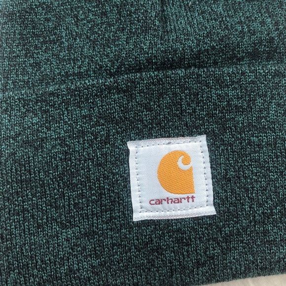 NEW STOCK ⭐️CARHARTT  GREEN SPECK watch hat NEW - Picture 2 of 6
